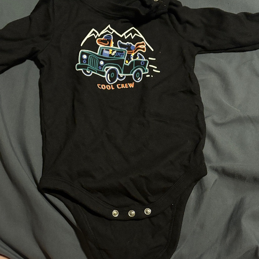Garanimals Black Baby Onesie
